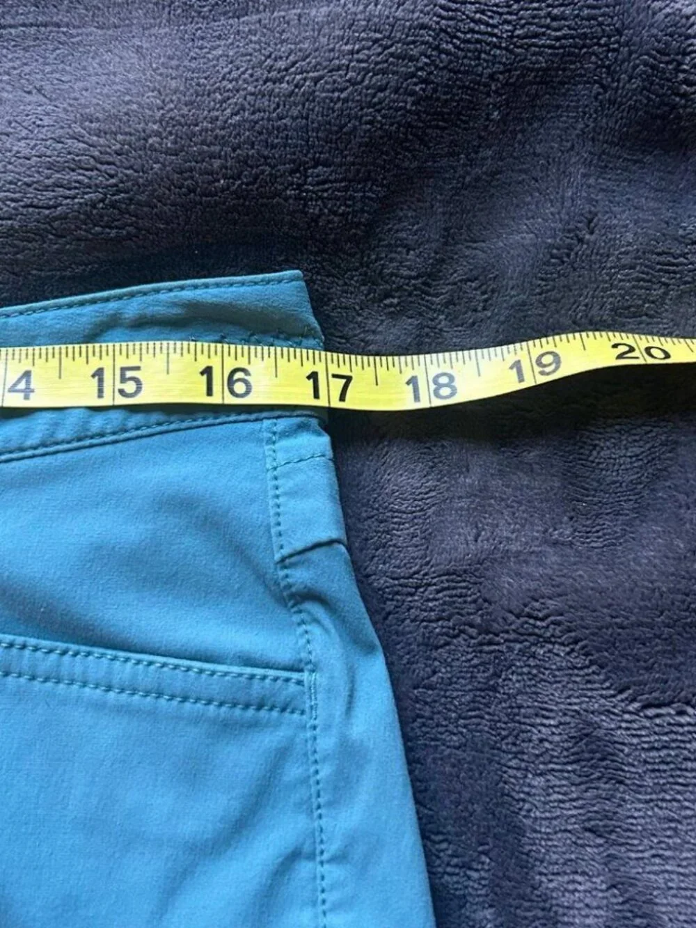 Eddie Bauer Women’s Nylon Spandex Hiking Shorts 6 Teal Blue